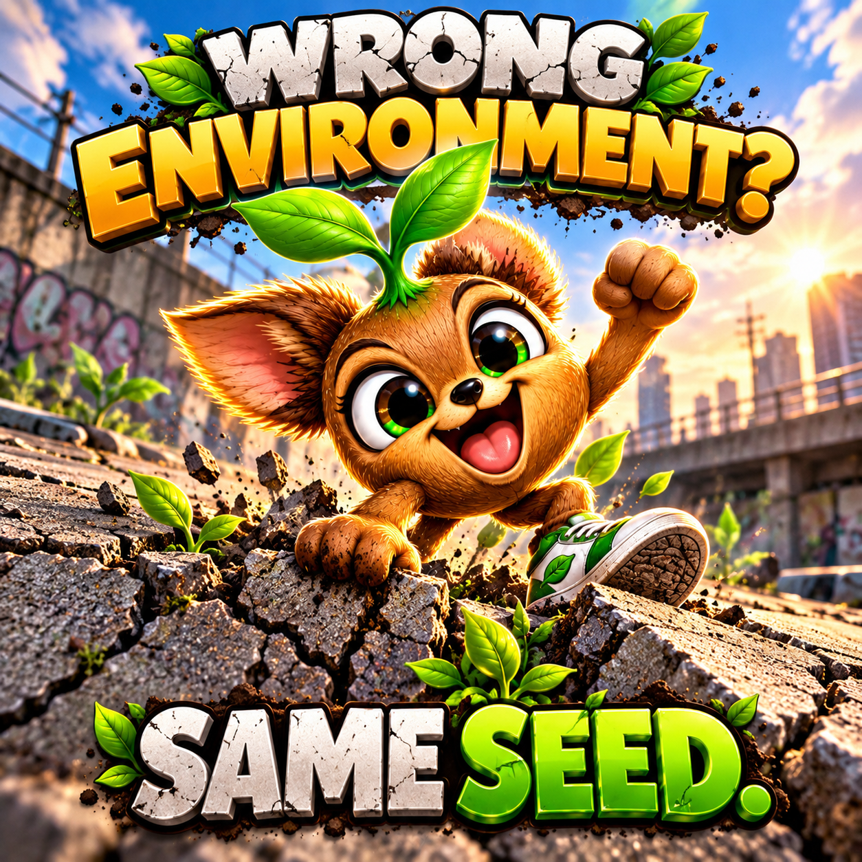 Wrong Environment Same Seed meme